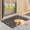 D21 30" x 18" Gray Diamond, variant on Heeneeso DM23 Entryway Rug Brown Rubber Outdoor, 30"x18"