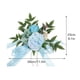 thumbnail image 5 of Arreglo De Flores Artificiales De Rosas, Accesorio De Cinta Larga, Arreglo De Flores De Rosas Falsas, Azul Claro, 5 of 8