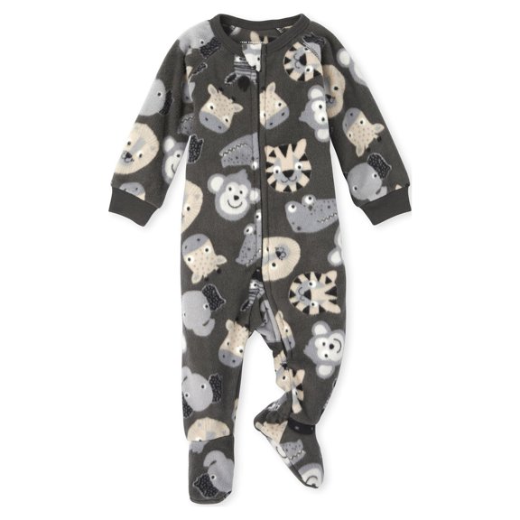 The Children's Place Baby And Toddler Boys Fleece One Piece Footed Pajamas,Newborn - 5T