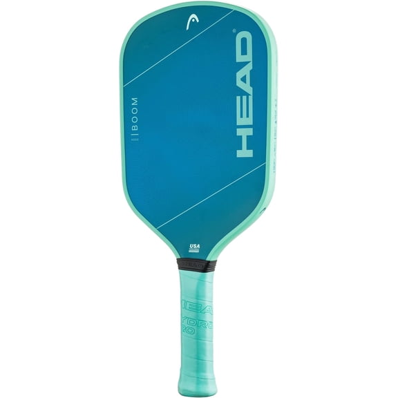 HEAD Boom Xceed 2026 Pickleball Paddle - Elongated Shape & Handle, Fiberglass Composite Face, SpinOn Technology, Midweight Spin Control