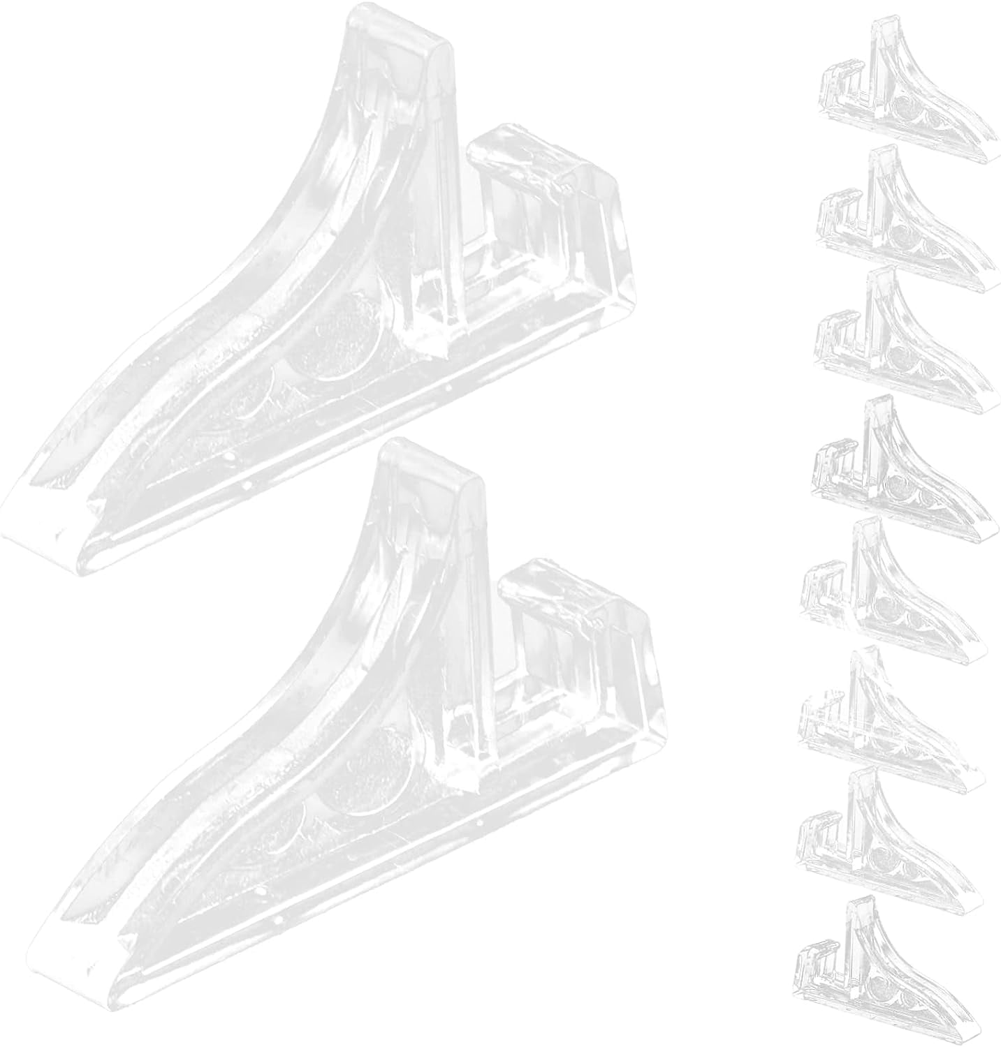 10pcs Photo Frame Base Clear Display Stand Clear Stand Medal Display