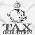 thumbnail image 2 of Cute Piggy Bank Tax Deduction Infant Toddler Graphic Tee For Boys or Girls Brisco Brands 2T, 2 of 5