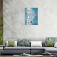 thumbnail image 3 of Blue Butterfly Decor Wall Art Memorial Pictures Motivational Decor Flower Canvas Painting Butterfly Decorations Framed Artwork for Bedroom 8x10, 3 of 6