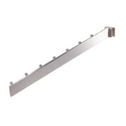 Econoco - RH/7BSN - 18" 7 Cube Satin Chrome Rectangular Tubing Waterfall Faceout for Rectangular Hangrail - Sold in Pack of 24