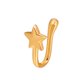 thumbnail image 1 of Anillo de nariz falsa en forma de U Diamante tachonado Mariposa Nariz Clavo Sin agujero Nariz Clip Piercing Joyería Wmkox8yi  sjalhkljlk5386, 1 of 1