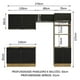 thumbnail image 3 of Cocina Integral Completa Modular Madesa Lux 270cm MN 01, 3 of 5