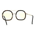 thumbnail image 4 of Womens Double Rim Designer Clear Lens Eye Glasses Tortoise, 4 of 4