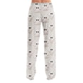 thumbnail image 6 of Garbnen Womens Halloween Pajama Pants Ghost Print Lounging Pants for Women Comfy Cute Elastic Waist Fall Winter Wide Leg Women's Sleep Pants Gray XXL, 6 of 7