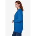 thumbnail image 3 of Woman Within Plus Size Crewneck Fleece Sweatshirt, 3 of 6