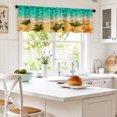 thumbnail image 2 of AshasdS Beach Turtle Window Valance Ocean Theme Curtain Valance Coastal Style Decorative Kitchen Window Treatment Home Decor, 2 of 5