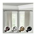 thumbnail image 2 of Corner Window Curtain Rod Double Rod Adjustable Cocoa 120-170 Inch, 2 of 2