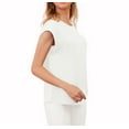thumbnail image 3 of Uvplove Cap Sleeve Tops for Women Summer Top Basic Tee Shirts Casual Tank Loose Fit 2025 Fashion white-xl, 3 of 7