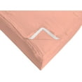thumbnail image 6 of DNG Creations Zipper Fitted Sheet ( Includes - 1 Elastic Fitted Sheet & 2 Base Sheet has Zipper ) 100% Egyptian Cotton 8 Inch Deep Pocket (Solid Peach - Twin ), 6 of 9