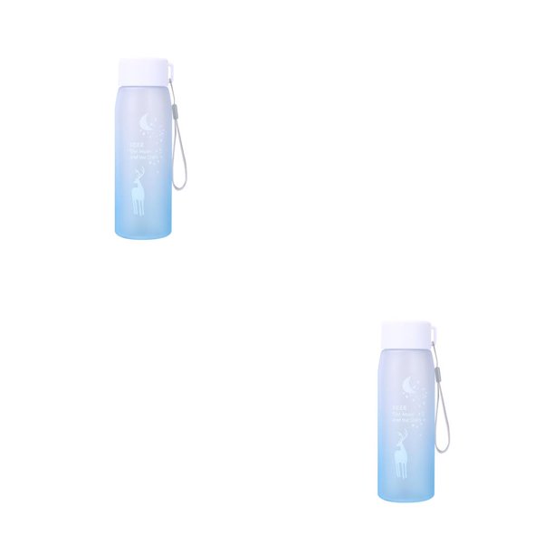 Kearding Botella de agua A prueba de fugas Deportes Beber Viajes Ciclismo Senderismo Drinkware Type1 NO1