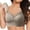 Khaki, variant on Women's Front Side Buckle Lace Edge Wireless Seamless Adjustable Yoga Sleep Bra - Large Sizes, Casual/Sexy Design, All Seasons - Nylon/Spandex, Sizes L-XXXXL