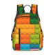 thumbnail image 1 of Easygdp Colorful Building Blocks para Easygdp Yak - Mochila Casual Ligera y Resistente para Viaje y Senderismo para Hombres y Mujeres, 1 of 7