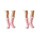 thumbnail image 2 of Guardurnaity Paquete de 4 medias altas hasta el muslo JK Cosplay antideslizantes calcetín largo cálido botas mujeres calcetines hasta la rodilla Rosado 2Conjunto, 2 of 6