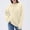 Yellow, variant on Oplxuo Women's Casual Long Sleeve Sweaters Tops Knit Solid Color Pullover Sweater Fall Winter Fashion Clothing