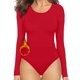 thumbnail image 1 of Body térmico MANGOPOP para mujer con forro polar rojo XXL, 1 of 5