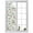 Blue, variant on Pink Magnolia Window Privacy Film, Floral Branches Leaf Botanical Newspaper Texture Frosted Glass Window Clings Static Cling UV Heat Blocking Reusable Door Sticker for Bathroom 19.6 x 39.3 Inch