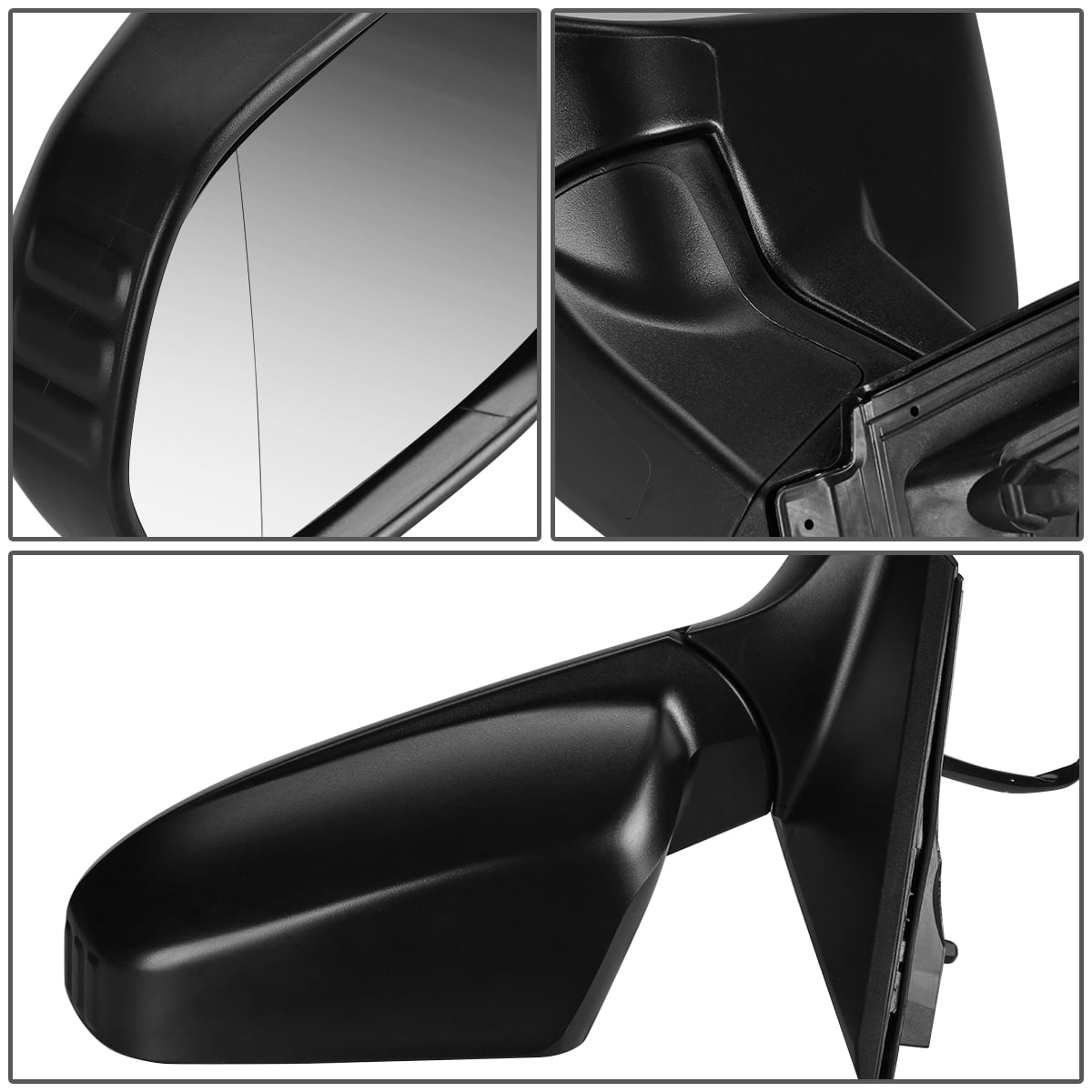 DNA Motoring OE Style Powered Left Side View Door Mirror Compatible with 2012-2016 Honda CRV