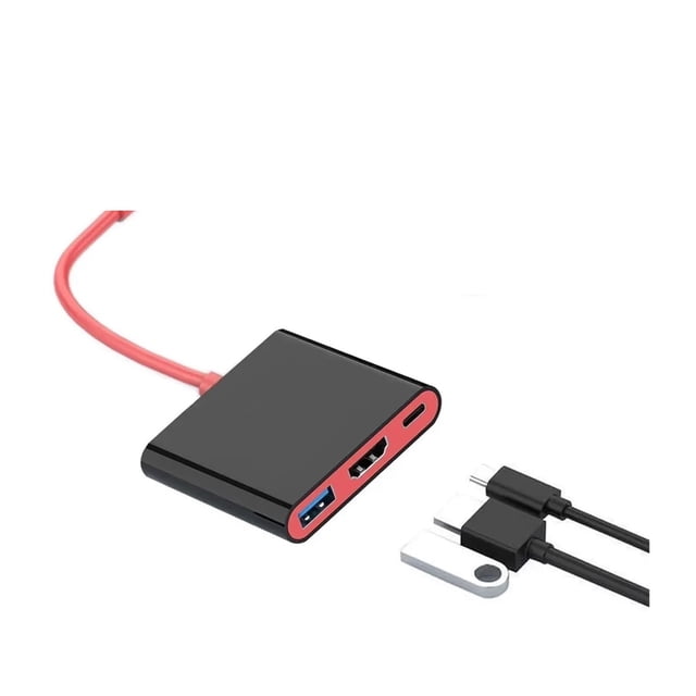 Portable 3-IN-1 Type-C Hub Docking Station, 4K HDMI USB 3.0 Port, 100W PD Charging, High Speed Data ,Powerful Charging