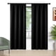 thumbnail image 1 of Blackout Cortinas Juego de 2 Paneles, Cortinas de Oscurecimiento de Habitación con Bolsillo para Barra de 52x84 Pulgadas, Cortinas Térmicas Aisladas para Ventanas en Verano, Cortinas Sólidas con Priv, 1 of 7