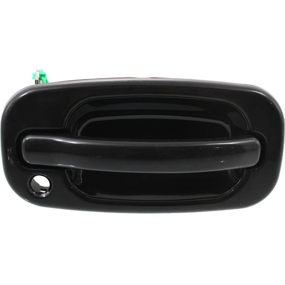 Replacement C462187 Exterior Door Handle Compatible with 2002-2006 Cadillac Escalade Chevrolet Avalanche 1500 Front, Right Passenger Smooth Black