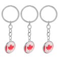thumbnail image 4 of 3pcs National Flag Keychains Canada Key Rings Keychain Pendants Car Pendants, 4 of 4