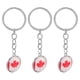 thumbnail image 4 of 3pcs National Flag Keychains Canada Key Rings Keychain Pendants Car Pendants, 4 of 4