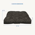 thumbnail image 5 of Zaire Black Essentials Tufted Seat Cushion (2-Pack), 5 of 7