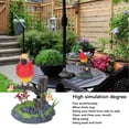 thumbnail image 3 of Talking  Toy, Repeats What You Say Electric Battery Operated Control Voice Parrots Sound Activated Chirping Fluttering Birds Toys Electric Interactive Animated Toy For Garden, 3 of 8