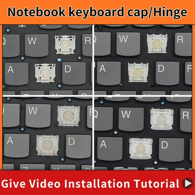 Replacement English Key Cap For Lenovo IdeaPad 5 14IIL05 14ITL05 Flex 5 14ARE05 5-14IIL05 Flex 5-14IIL05 Keyboard Keys Keycaps 3 Hinge