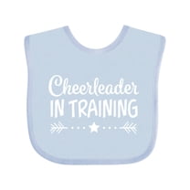 Inktastic Cheerleader in Training Boys or Girls Baby Bib