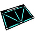 thumbnail image 2 of GloryStar Football Footstep Training Mat, Dribble Training Mat Football Training Non-Slip Regular Training System Blanket, For Indoor Ourdoor Equipment, 2 of 9