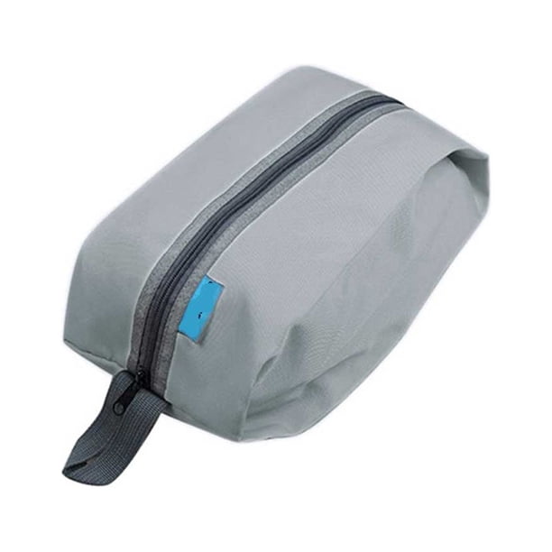 Advancent Senderismo Bolsas de almacenamiento de tela Oxford portátiles Zapatos Toallas Cepillo de dientes de dientes Bolsa de transporte carpas Gris