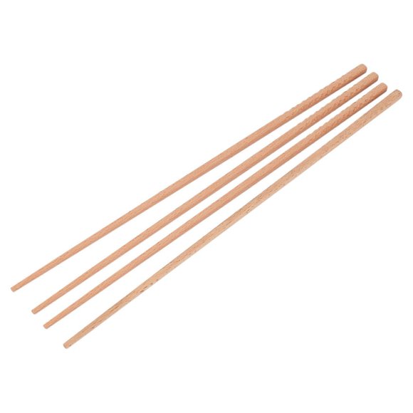 2 Pairs Wooden Cooking Chopsticks Roasting Chopsticks Extra Long Chopsticks for Hot Pot Roasting Co