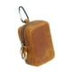 thumbnail image 4 of Bolsa de cinturón con cremallera, monedero informal con trabilla para cinturón, riñonera pequeña Marrón, 4 of 9