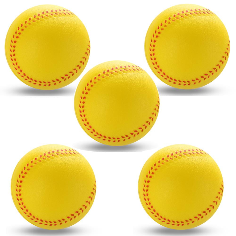 liraijei 5pcs PU Sponge Baseball Soft Sponge Outdoor Sport Practice Trainning Base Ball. S1D5