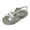 Black, variant on Gubotare Girls' Flats Jelly Sandals for Girls Princess Style Girls' Sandals - New Summer Flat Non-Slip Princess Shoes (Clear,Size 1)