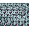 thumbnail image 4 of oneOone Polyester Lycra Fabric Leaves & Floral Block Printed Craft Fabric BTY 56 Inch Wide, 4 of 4