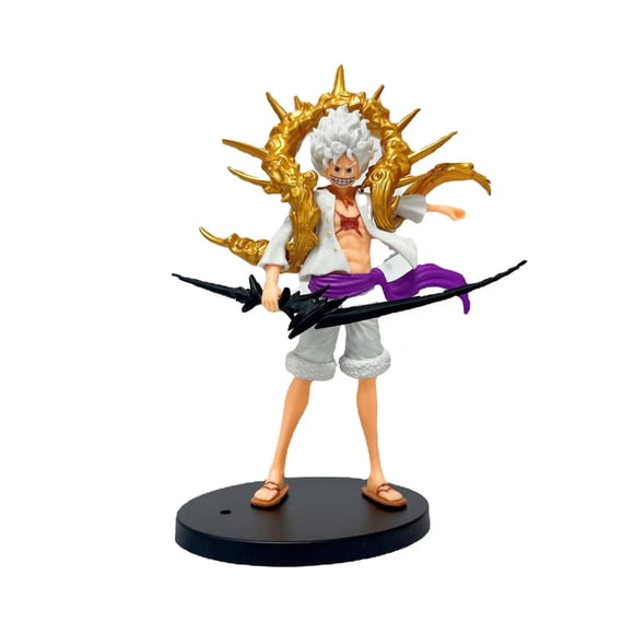 Banpresto One Piece Monkey D. Luffy Gear 5 Figurine d'Action Nika, Statue Jouet de Collection en PVC de 8,3 Pouces
