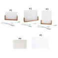 thumbnail image 3 of lanema Clear Acrylic Display Picture Frame with LED Lighting Wood Base Heat Transfer Machines Sublimation Photo Frame, 3 of 14