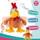 thumbnail image 2 of Electric Chick Stuffed Animal Squawking Chicken Musical Walking Singing Waving Rooster, 2 of 4