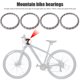 thumbnail image 2 of Accesorios para bicicletas MTB Bike Ball Bearing para 34/44mm Bicicleta Tenedor Auriculares 50pcs Set Accesorio FLhrweasw Nuevo, 2 of 6