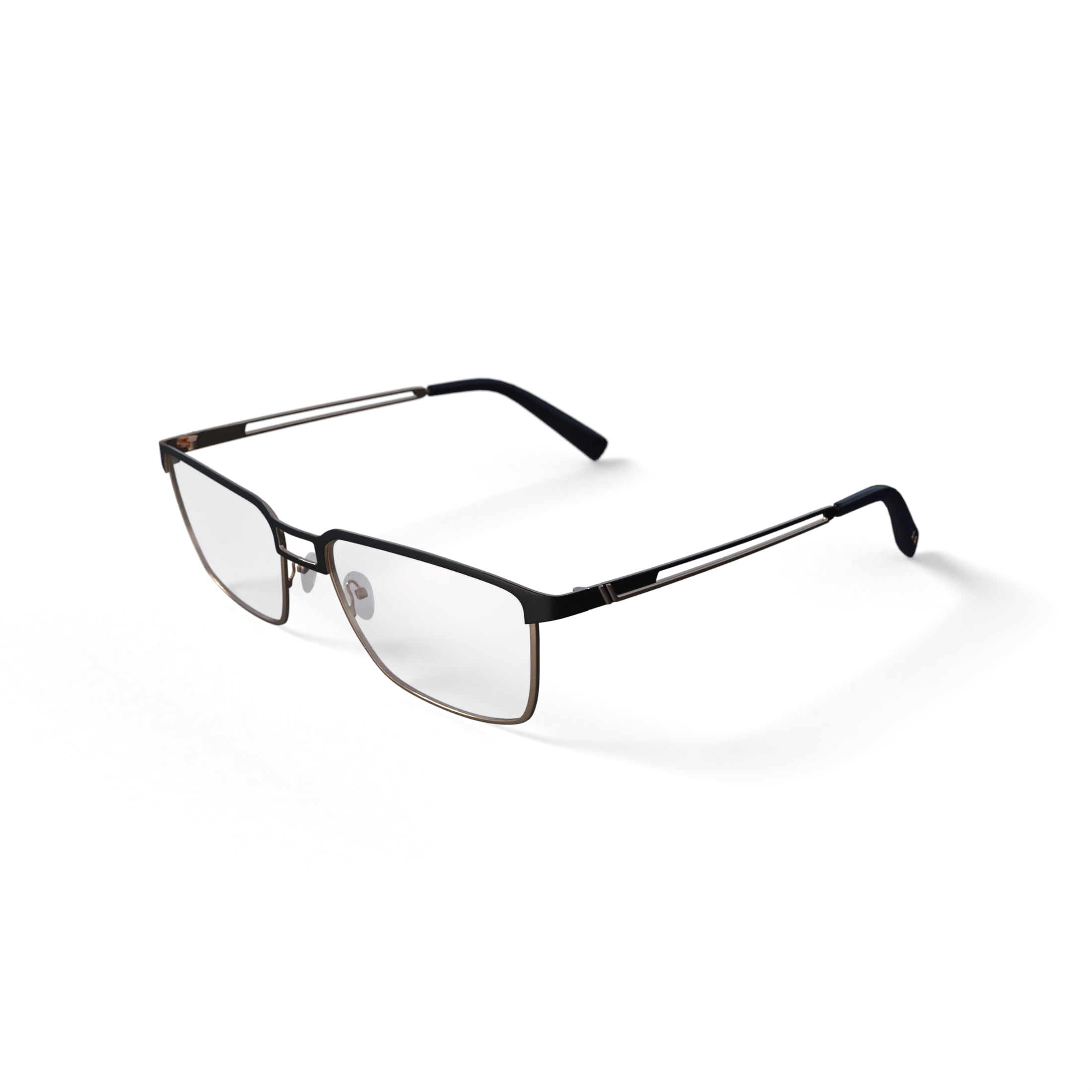 Reverb Men's RVMO5134 Prescription Eyeglasses with Case, Black