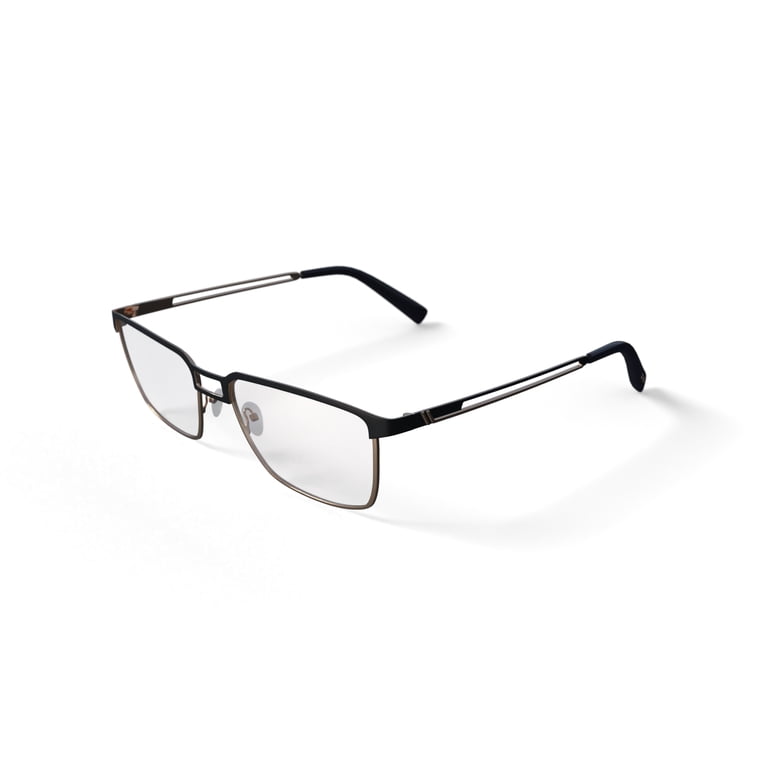 Reverb Men's RVMO5134 Prescription Eyeglasses with Case, Black HSA
