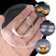 thumbnail image 4 of Accesorios para barra, platillo de vidrio, redondo, transparente, para café, aperitivos, platos pequeños, bandeja de té, 2 unidades, 4 of 6