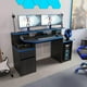 thumbnail image 2 of Escritorio Gamer Maderkit Doble 150cm Wengue, 2 of 12