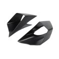 thumbnail image 4 of 2 deflectores de viento laterales para motocicleta, accesorios, piezas de actualización, piezas decorativas. Negro oscuro, 4 of 8